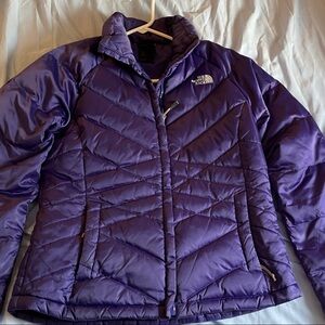 The North Face Women's Dark Purple Puffer Jacket
